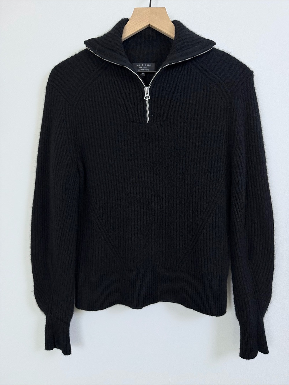 Rag & Bone Women’s Cashmere Half Zip Sweater